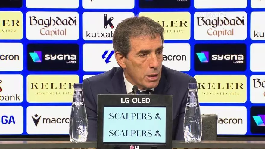 Almada carga contra el arbitraje: "Todas las faltas dudosas fueron para la Real Sociedad"