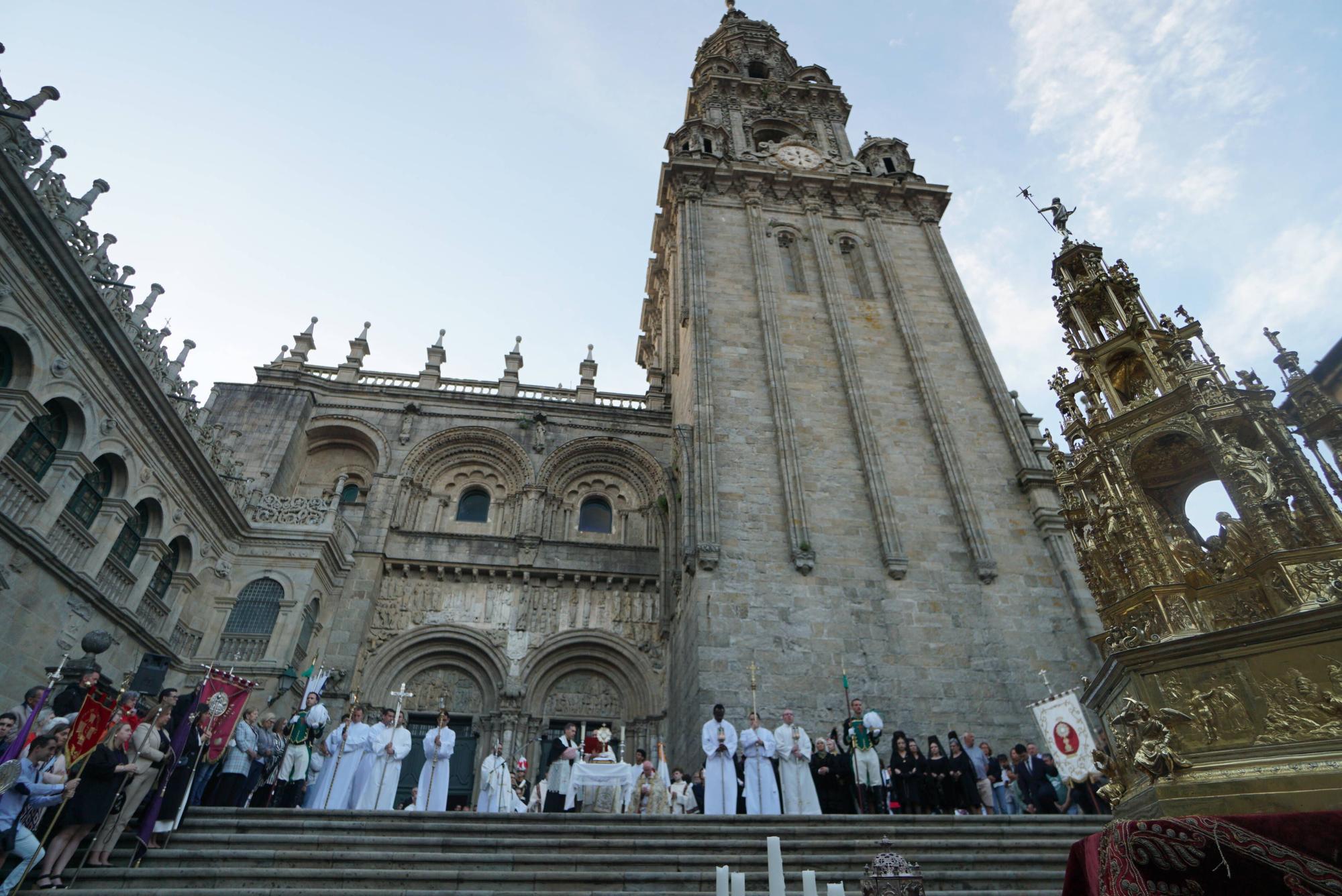 Así fue la procesión del Corpus Christi en Santiago de Compostela