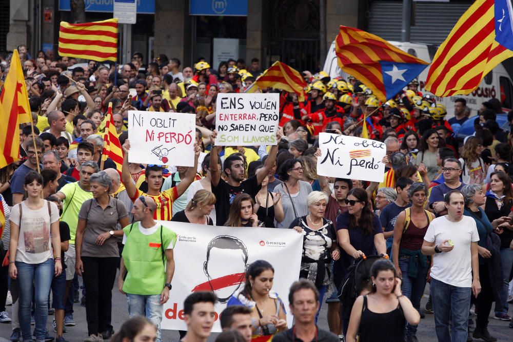 Manifestació a Girona.