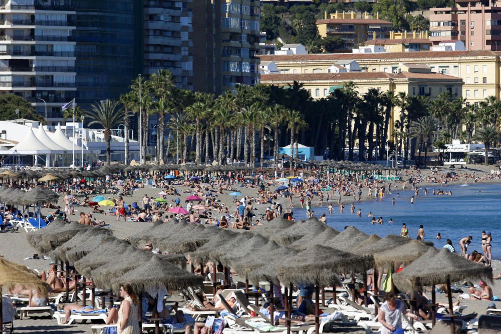 La Malagueta, como un día de verano.