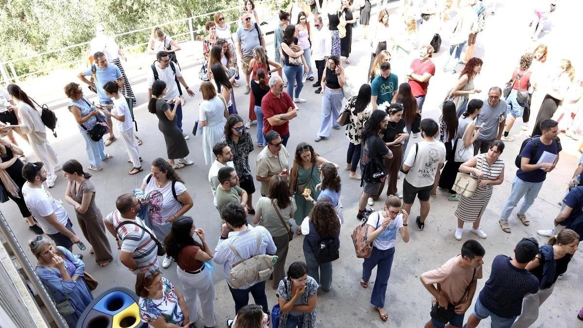 Aspirantes en el Campus de Espinardo el pasado 21 de junio.