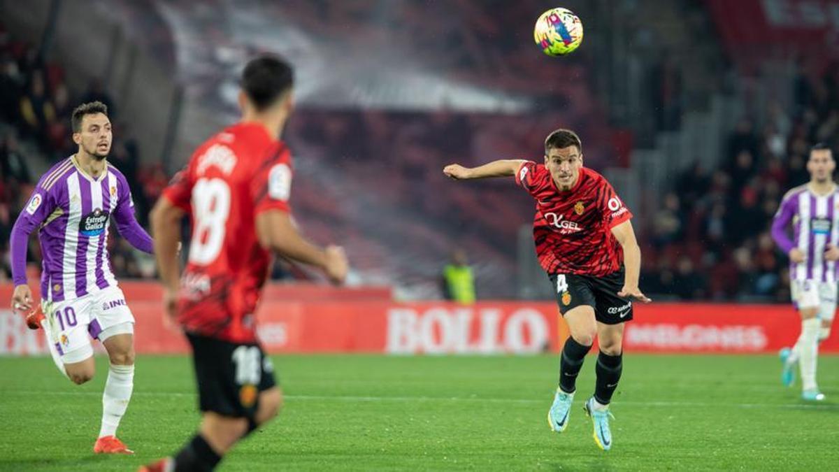 Galarreta, durante el partido frente al Valladolid, disputado en enero.