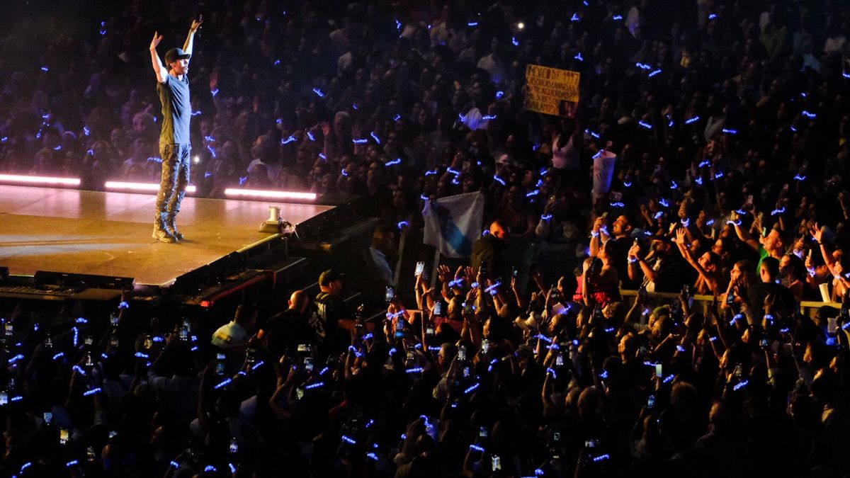 Actuación de Enrique Iglesias en el Granca Live Fest