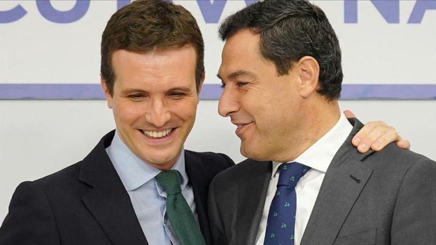 Pablo Casado abre la puerta a ceder consejerías de la Junta a Vox