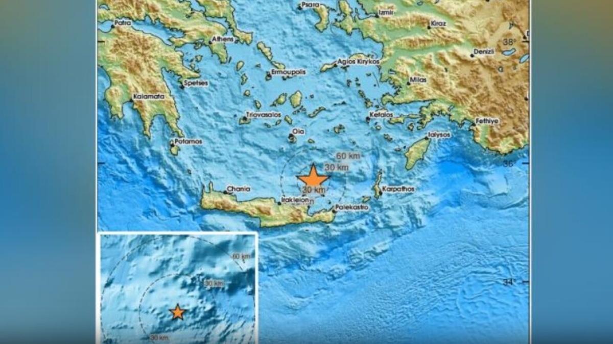 Un terremoto de magnitud 6,1 sacude la isla de Creta, en Grecia