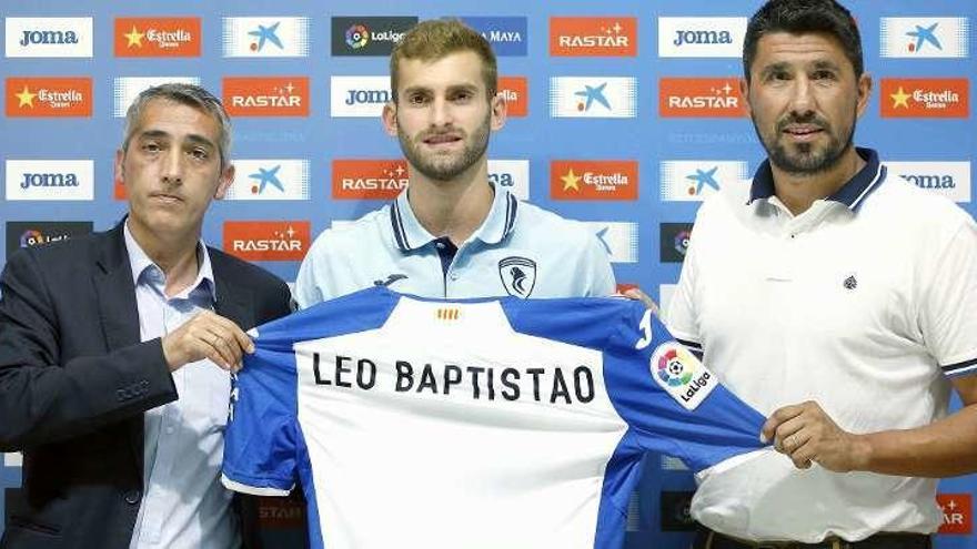 Leo Baptistao durante su presentación.