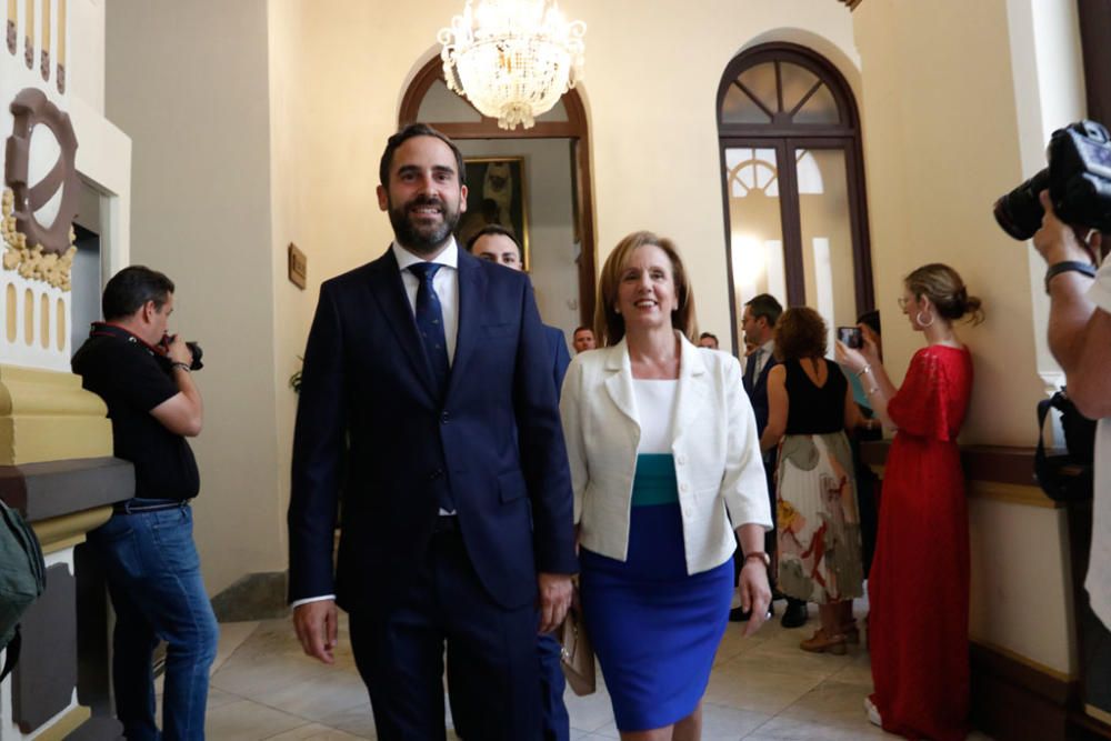 El alcalde de Málaga afronta su sexto mandato con el apoyo de Ciudadanos, al que integra en el gobierno.