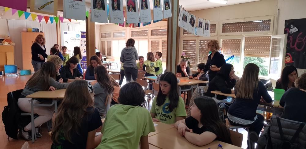 El col·legi Sant Josep rep la visita de la coordinadora de les eTwinning
