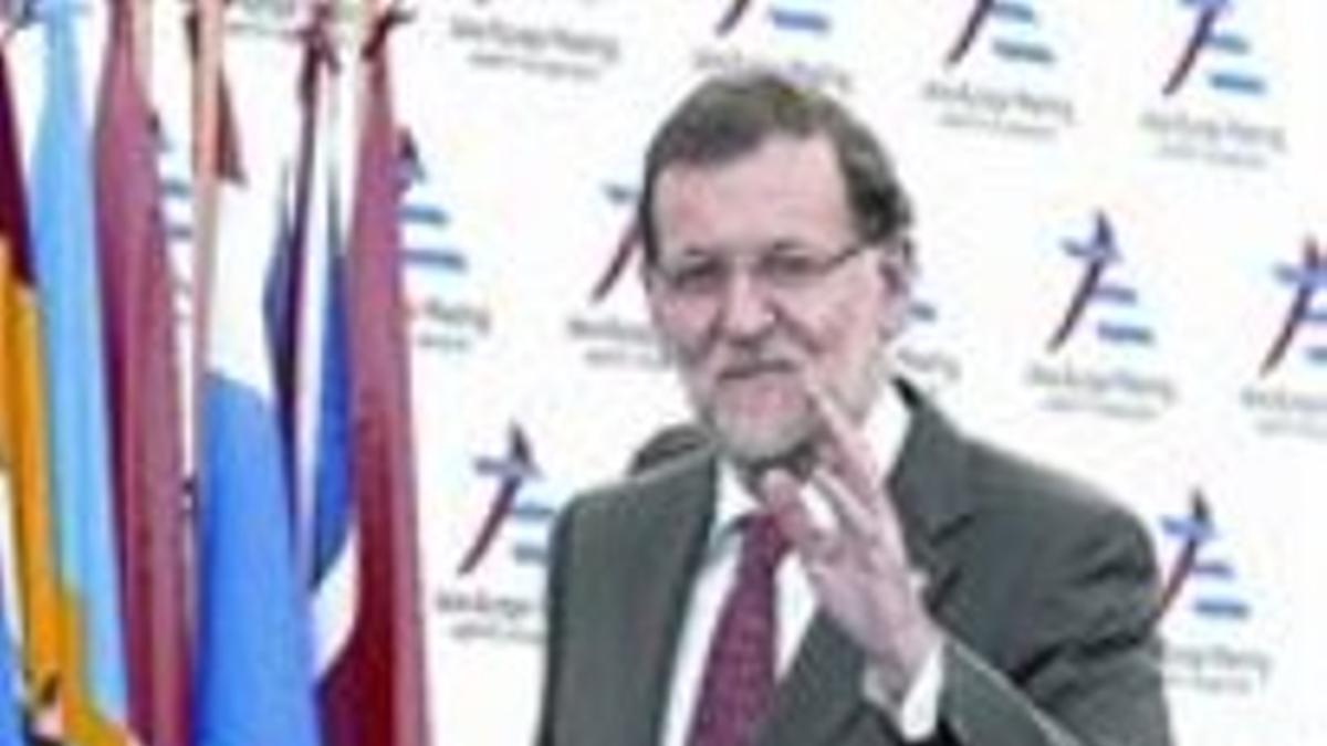 Mariano Rajoy, ayer, en la cumbre euroasiática celebrada en Milán.