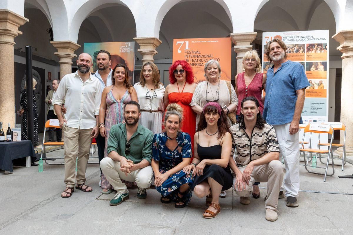 Fotogalería | Así fue la presentación de 'Ifigenia', la nueva obra del Festival de Teatro de Mérida