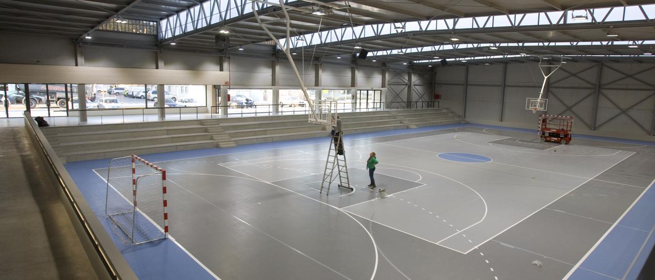 Interior de las instalaciones del pabellón en una imagen de archivo.