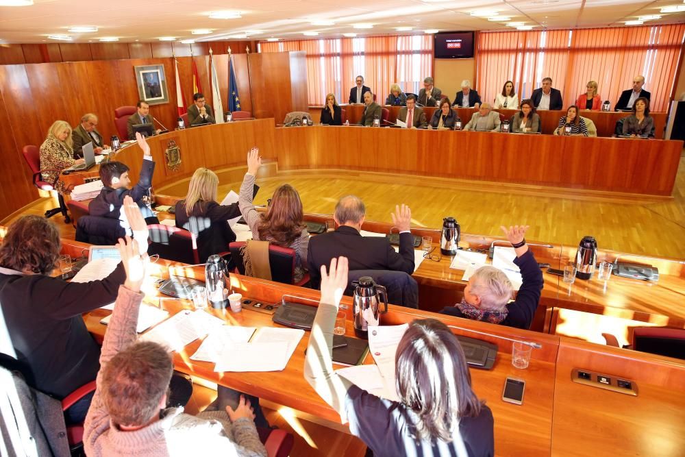 Pleno de la corporación municipal de Vigo