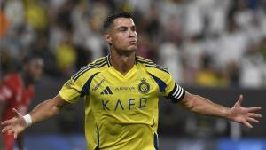 Cristiano Ronaldo celebra un gol con el Al-Nassr.