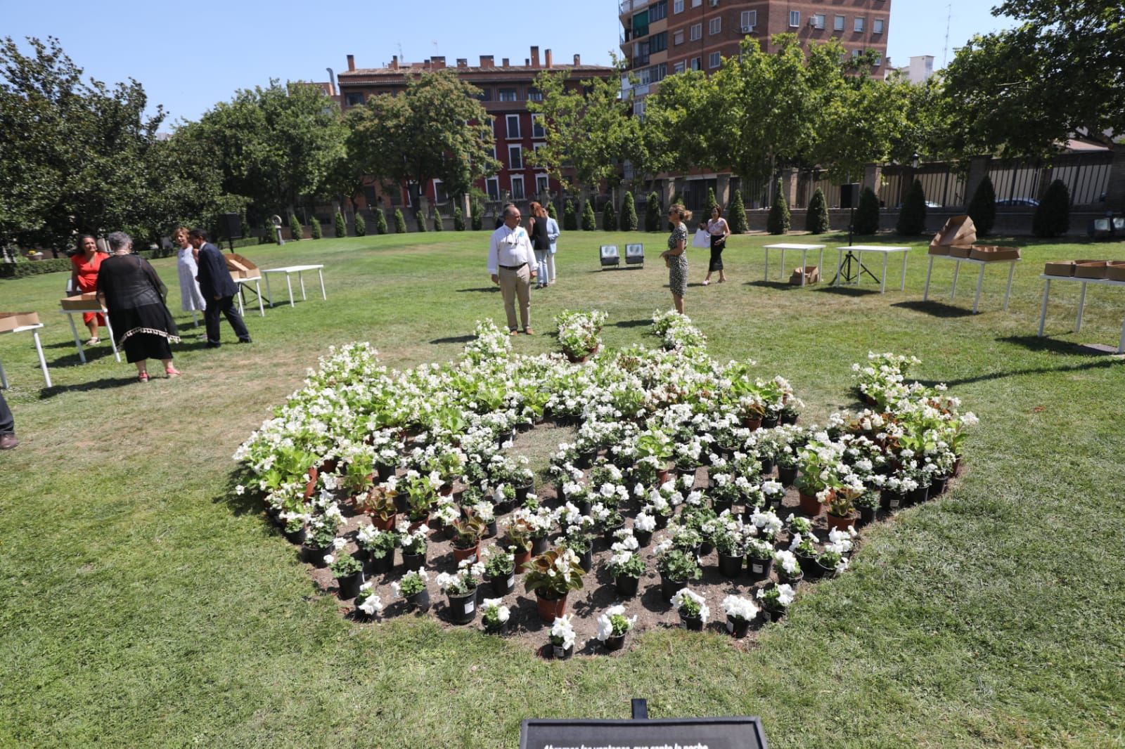 Homenaje a Miguel Ángel Blanco en el Pignatelli