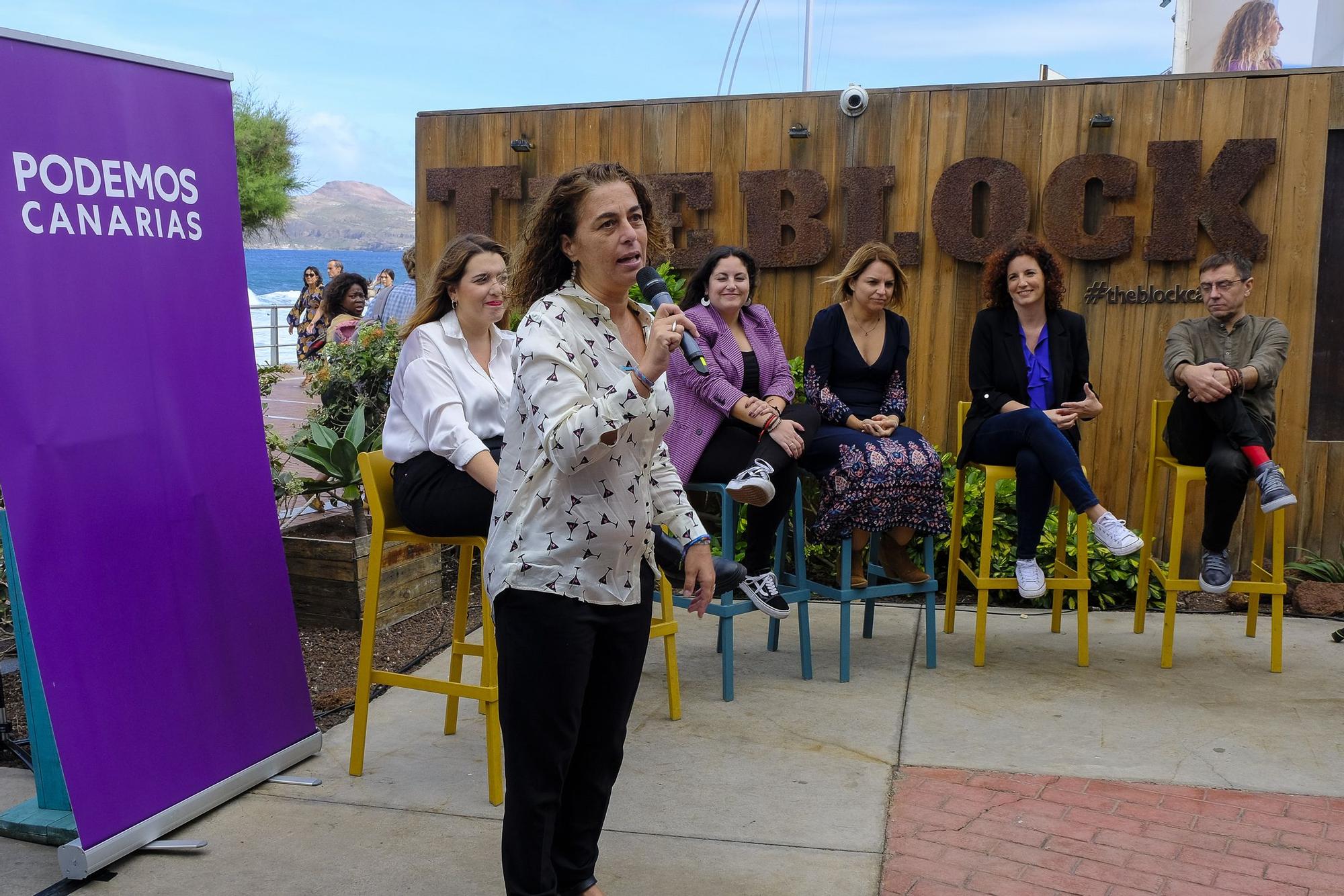 Presentación en Las Palmas de Gran Canaria de las candidaturas de Podemos