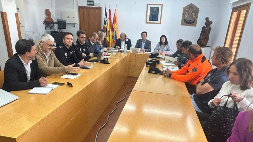 Un momento de la sesión de la Junta de Seguridad local de Formentera.