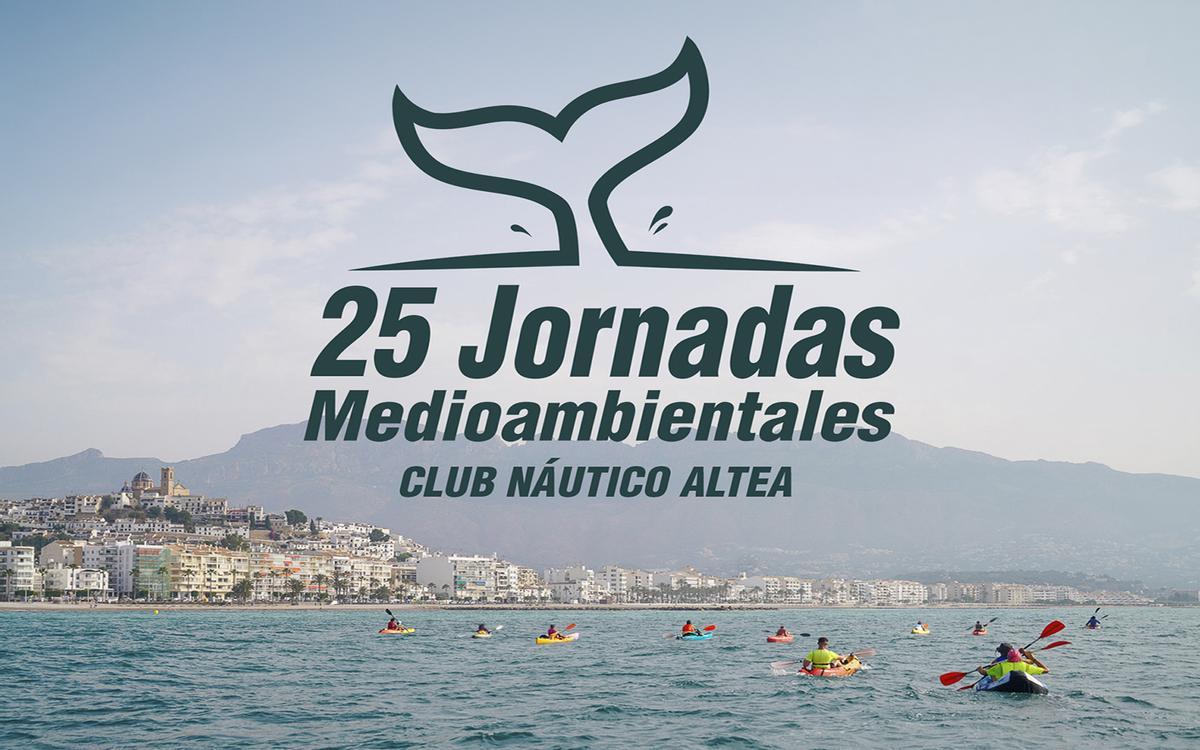 Cartel 25 Jornadas Medioambientales Club Nautico de Altea.