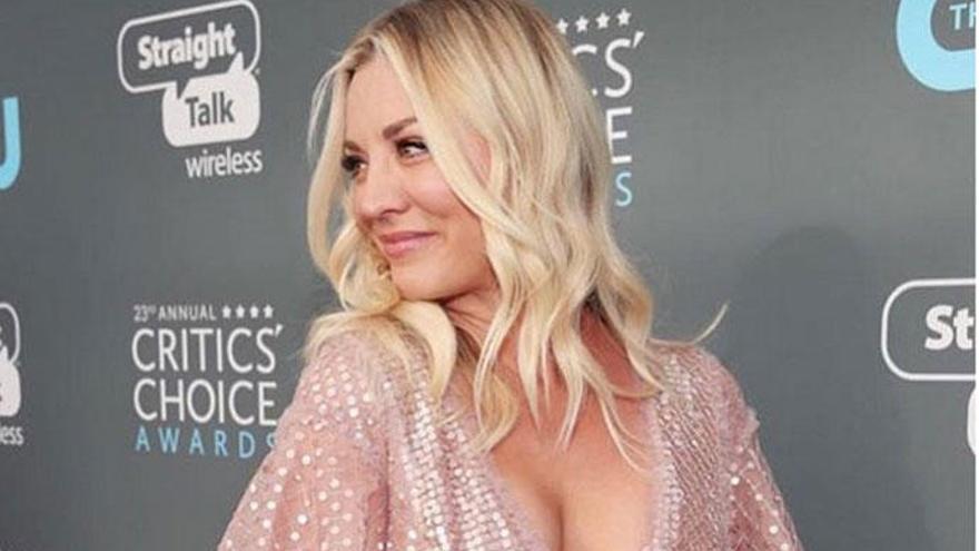 Kaley Cuoco pasa su luna de miel en el hospital