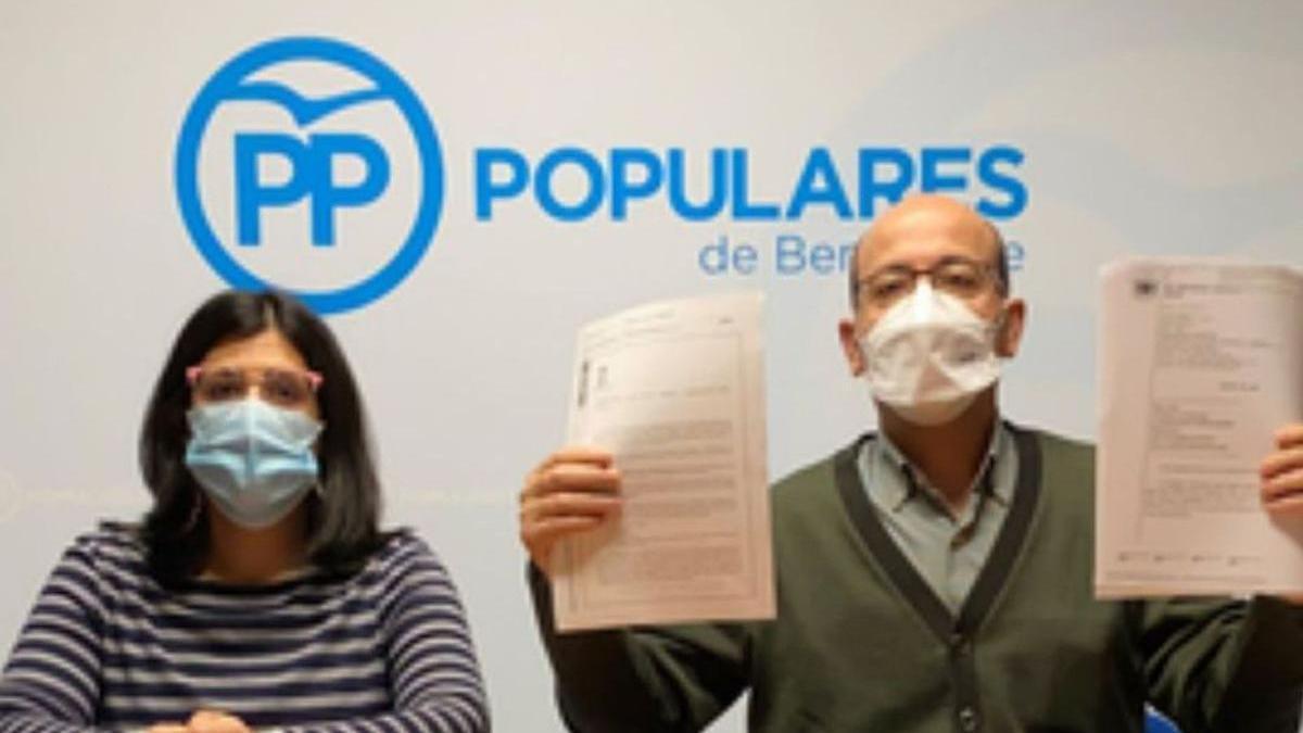 Concejales del PP en el Ayuntamiento de Benavente. | E. P.