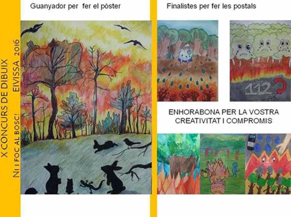 Concurso de dibujo ´Ni 1 Foc al Bosc!´