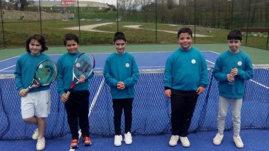 El Breaking Tennis infantil masculino al completo.