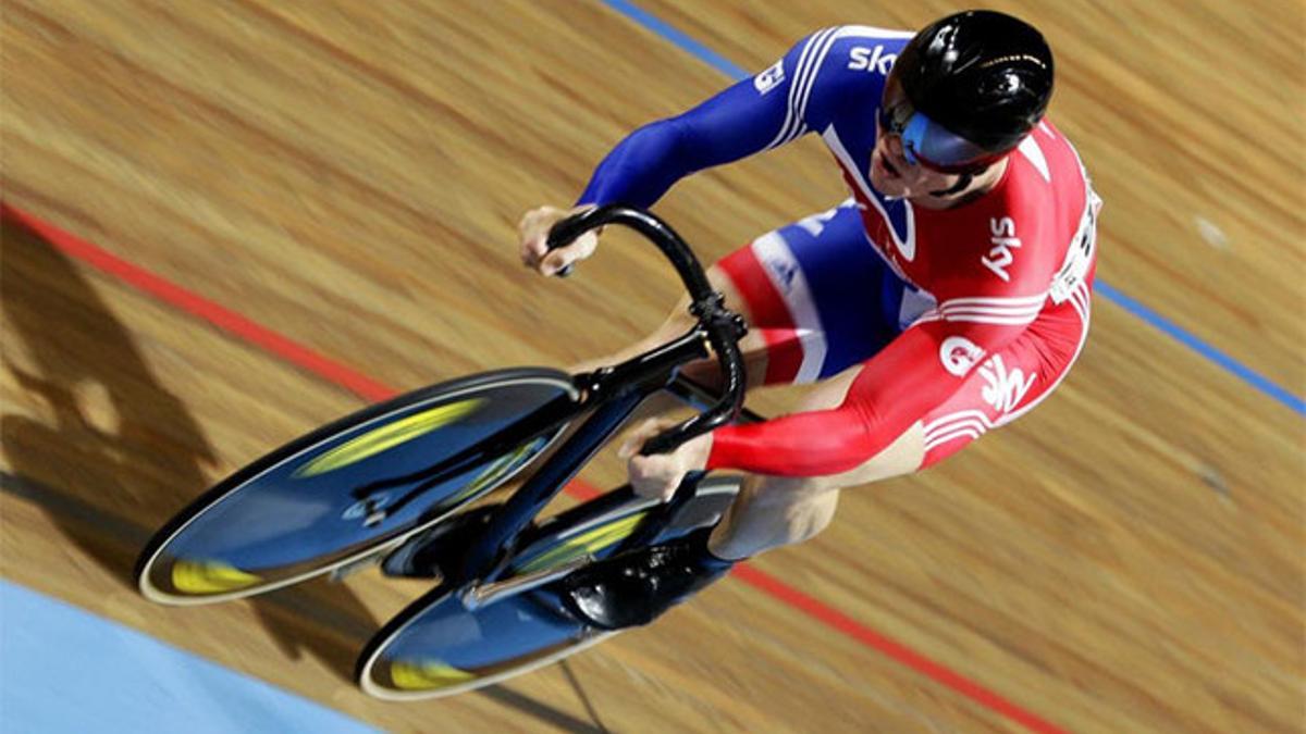 Chris Hoy es una de las estrellas del equipo británico