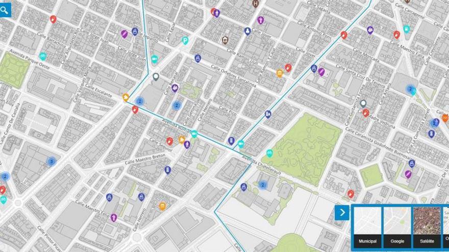 Castellón sustituye la media luna para la geolocalización de iglesias en la ciudad