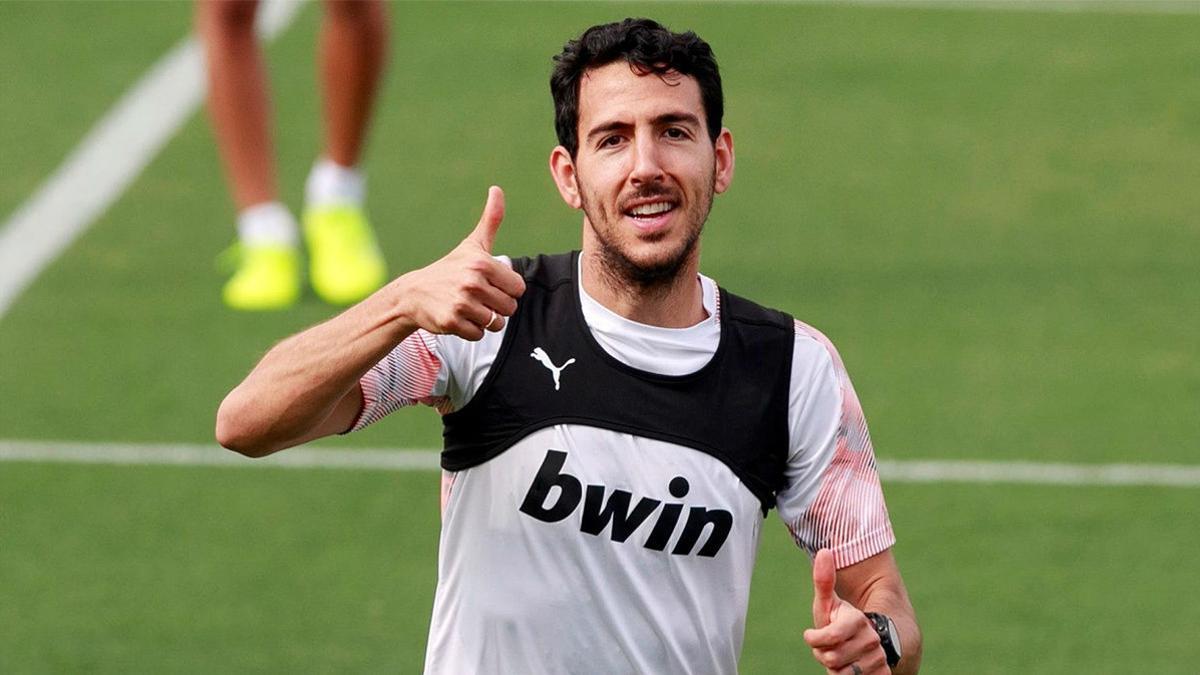 Los golazos de Dani Parejo en el entrenamiento del Valencia