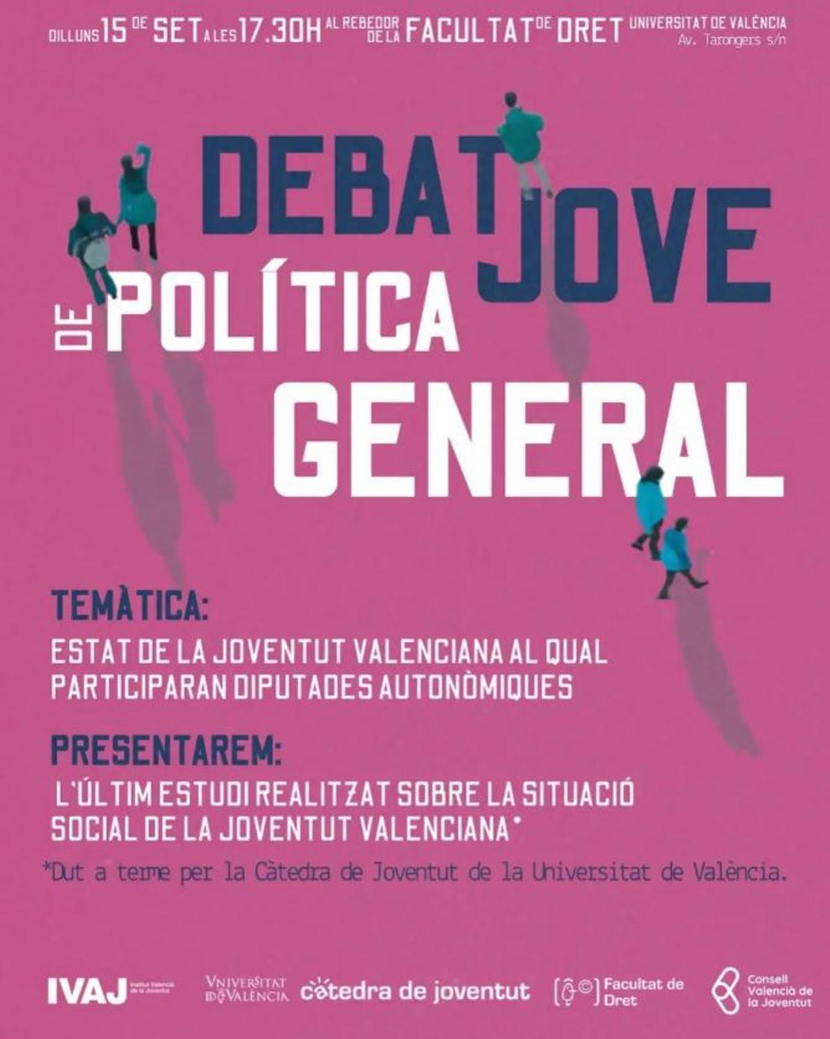 Cartel del acto del Consell de la Joventut.