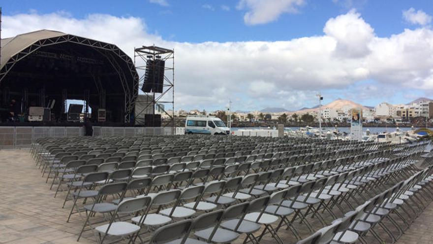 Lanzarote se prepara para el concierto de Bustamante en Arrecife