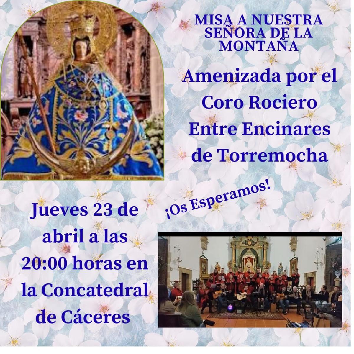 Cartel de la actuación.