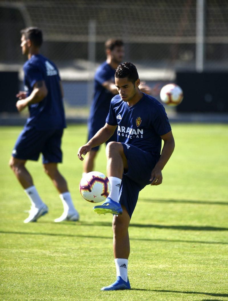 Entrenamiento del Real Zaragoza en la Ciudad Deportiva