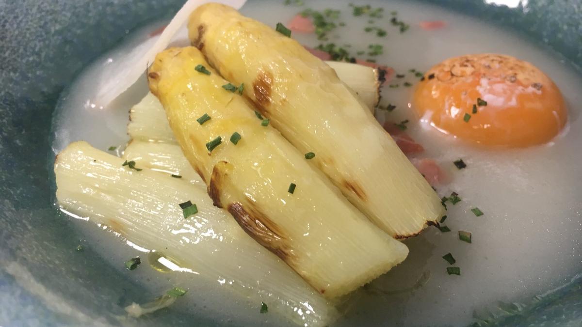 Uno de los platos del restaurante Topero (Tudela).