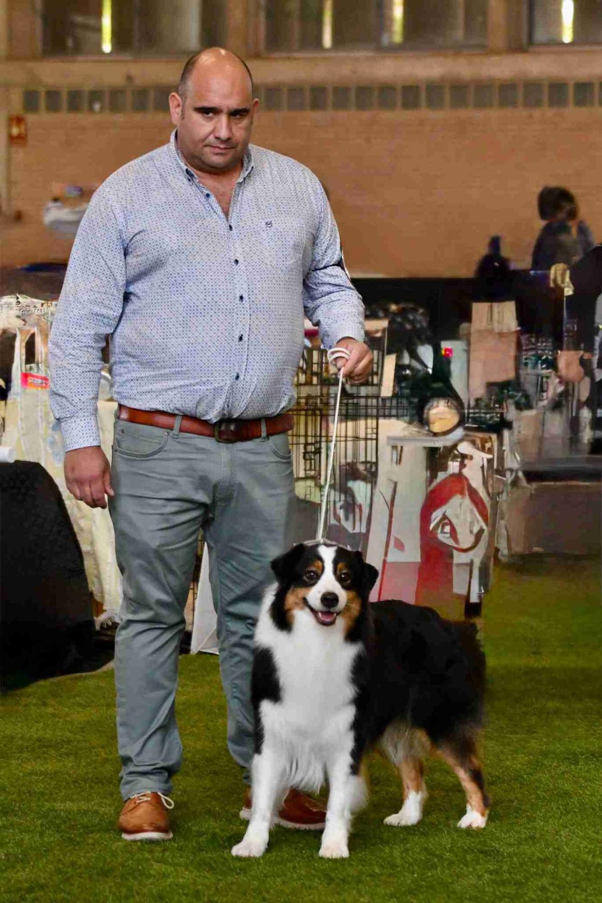 Felipe López, con Bubela de Asseconia.