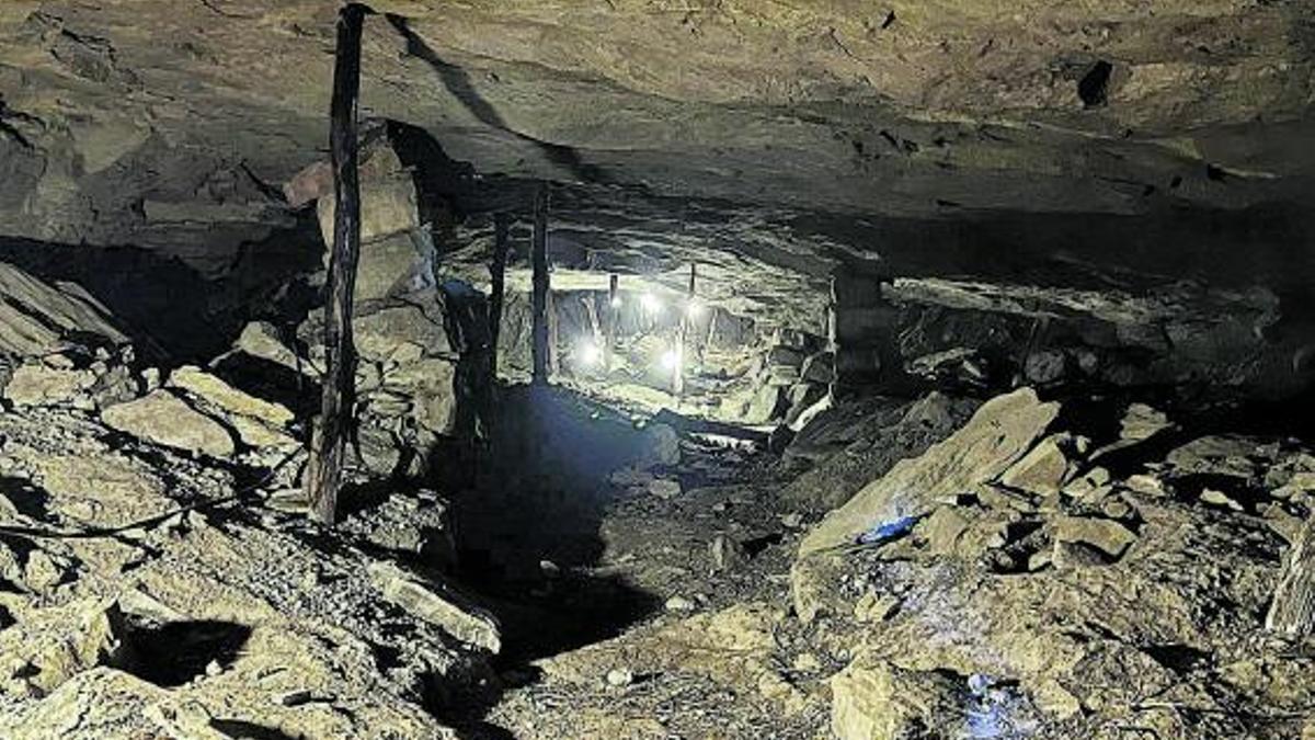 Interior de la mina Vicenta, a Calonge de Segarra | QUERALT GILIBETS