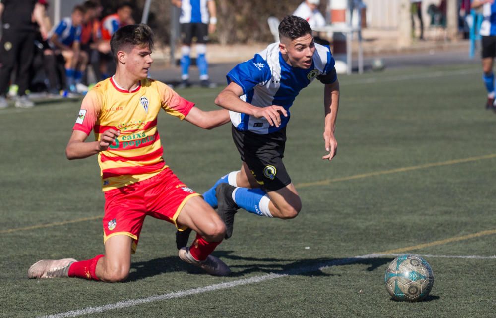 El Hercules Juvenil asciende a Division de Honor tras vencer por 2-0 al Alcoyano