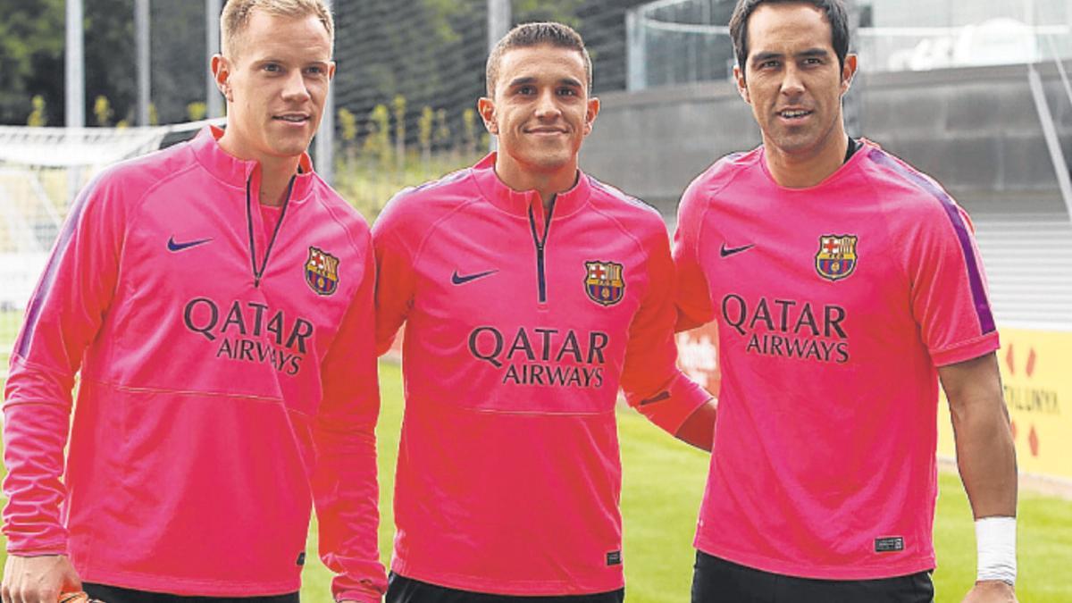 Ter Stegen, Masip y Bravo luchan por un sitio