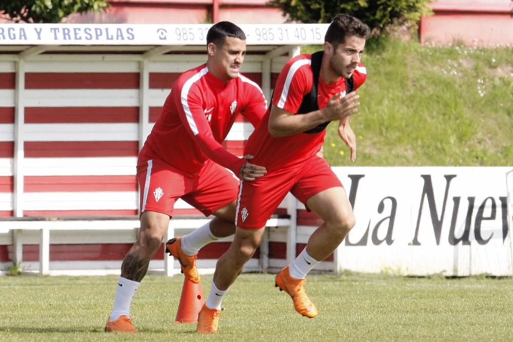 Entrenamiento del Sporting