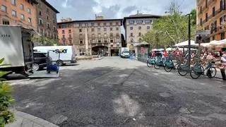 Instalarán una plataforma peatonal en la plaza de las Tortugas que unirá el Born con la calle Unió