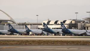 Alaska Airlines at Los Angeles Airport