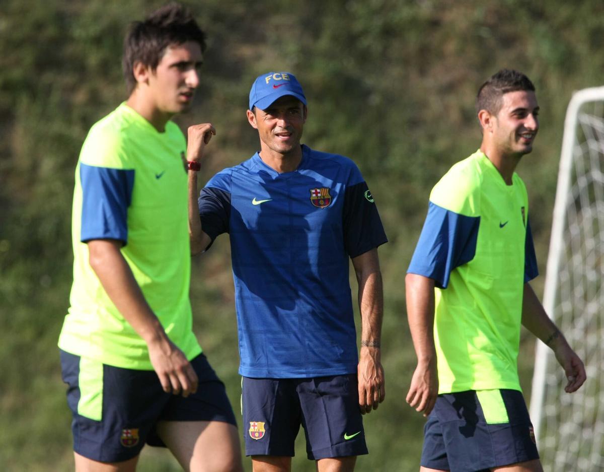 Oier Olazabal fue portero en la etapa de Luis Enrique en el filial
