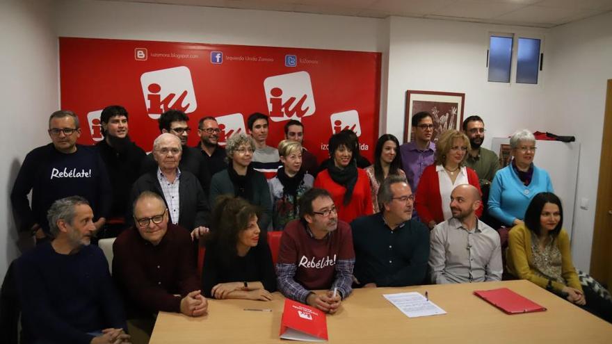 Izquierda Unida presenta su candidatura completa para el Ayuntamiento de Zamora