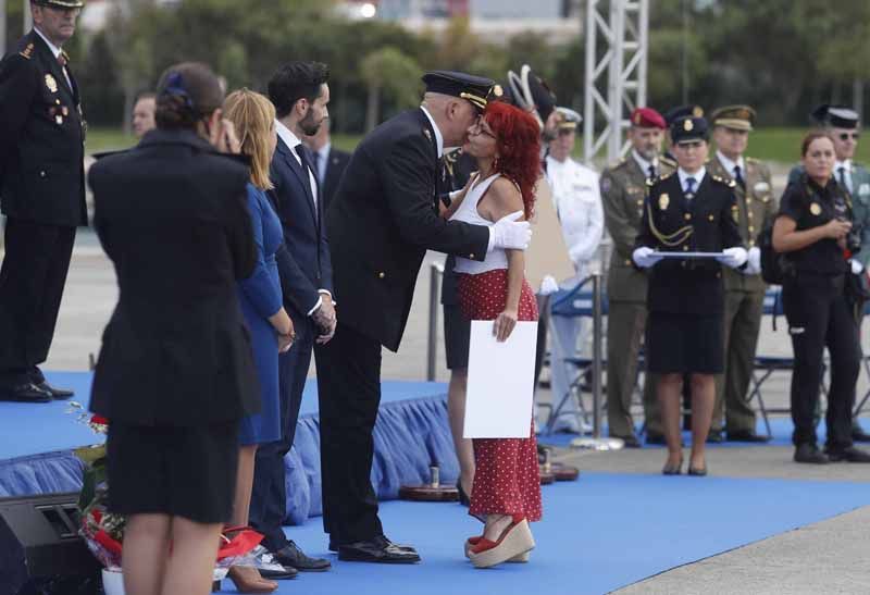 Celebración del día de la Policía Nacional en València