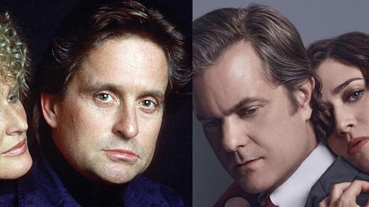 Glenn Close y Michael Douglas, en la versión de 1987 de 'Atracción fatal', Joshua Jackson y Lizzy Caplan, en el nuevo 'remake' en formato serie. /