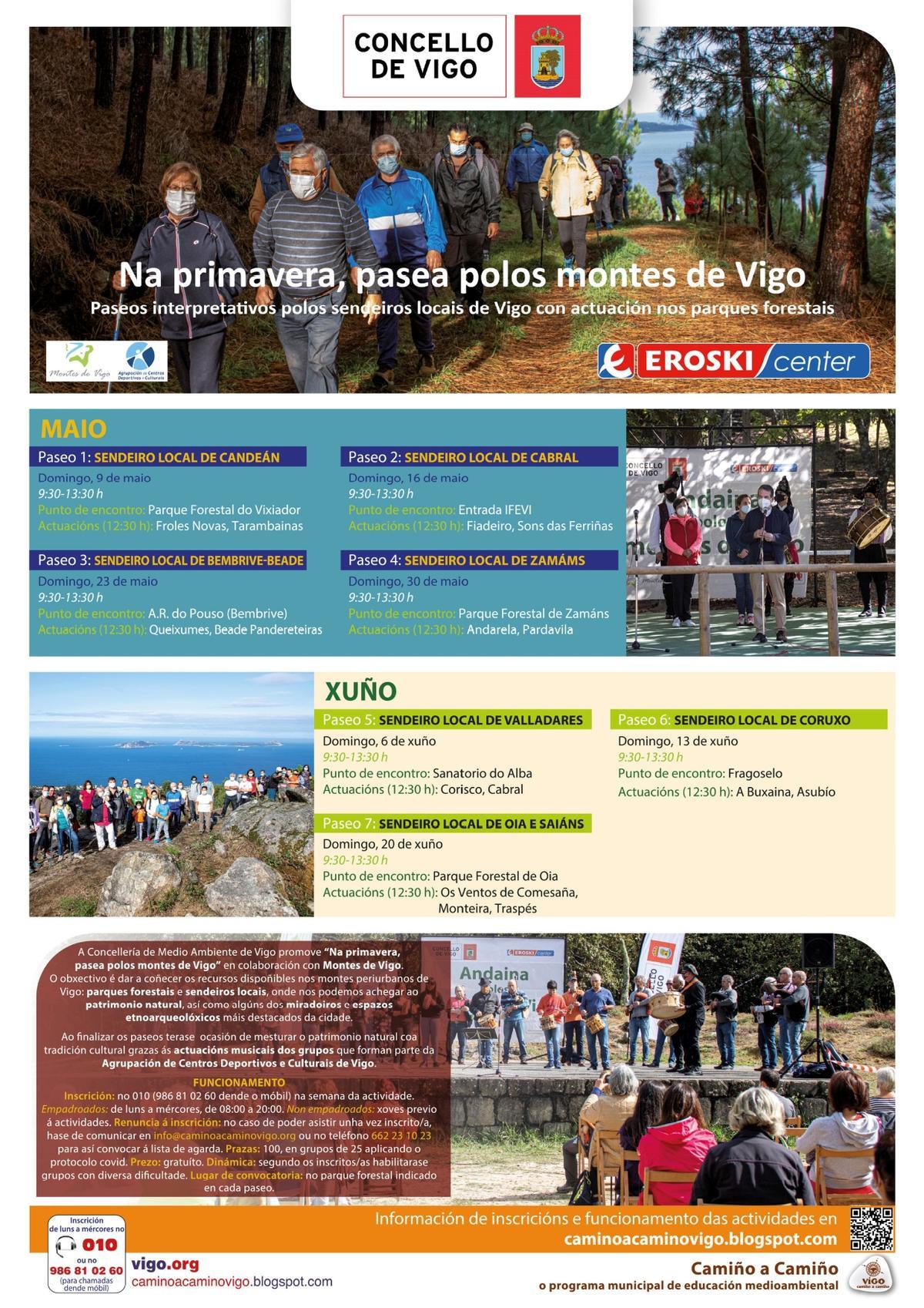 Programa Camiño a Camiño Primavera 2021