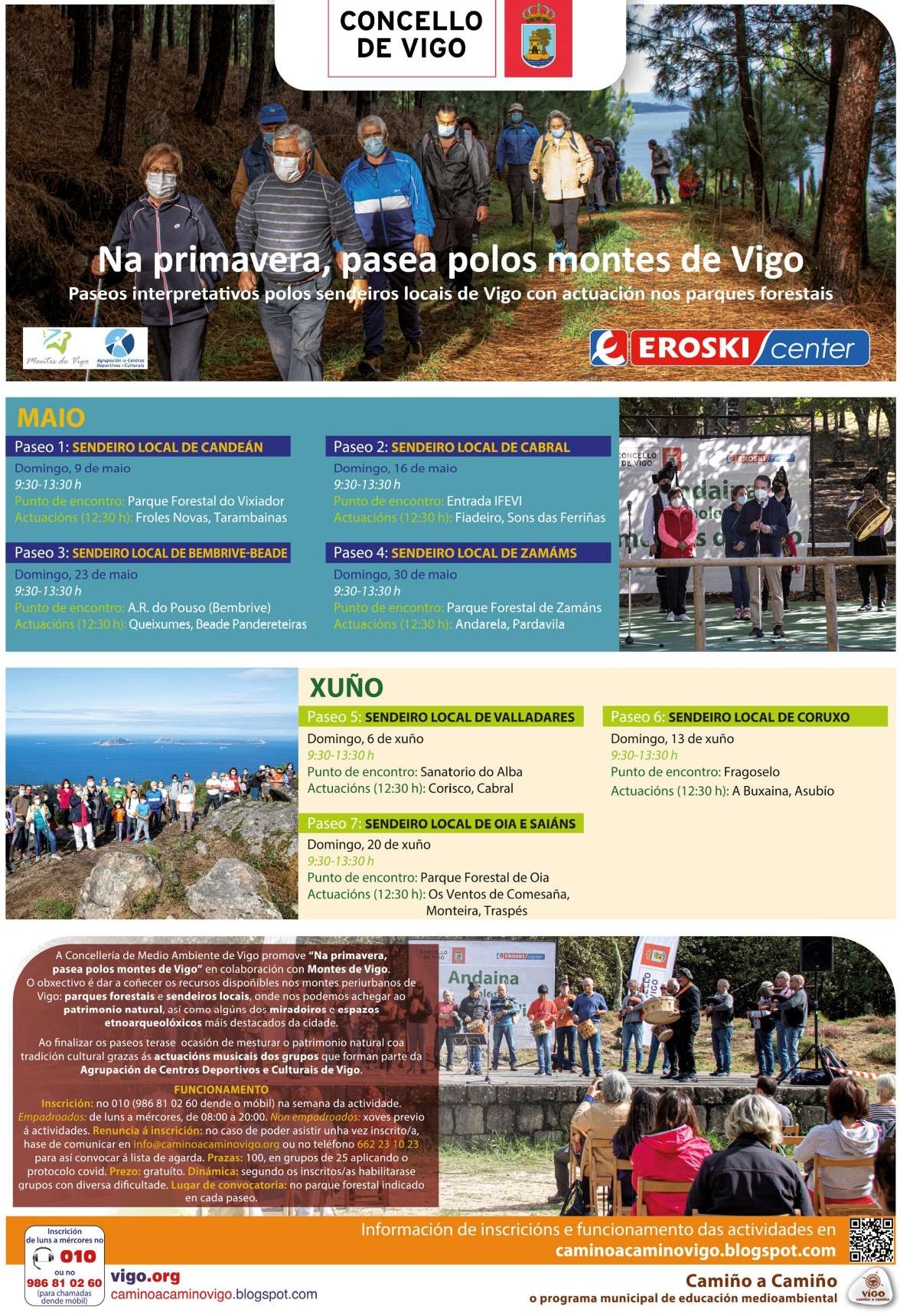 Programa Camiño a Camiño Primavera 2021