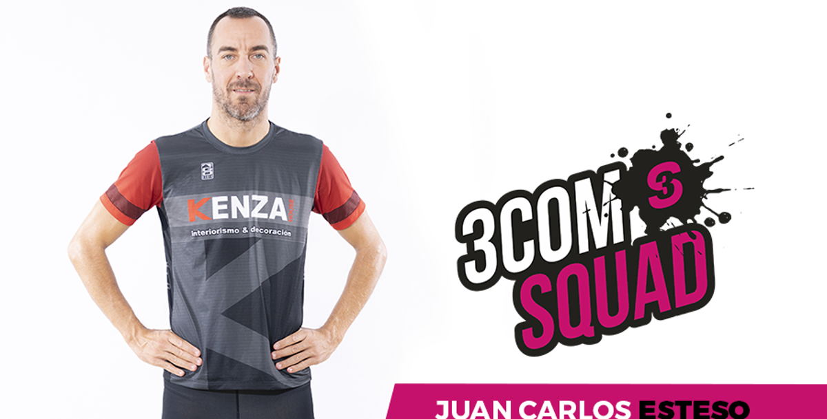 Juan Calros Esteso, con la camiseta de su nuevo equipo