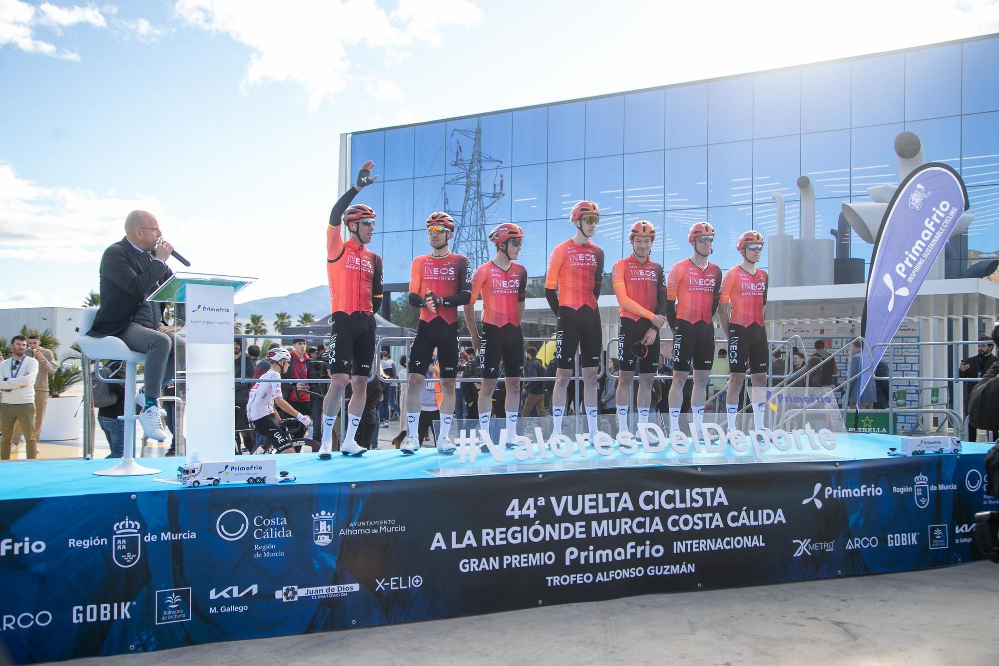 FOTOS: Así ha sido la salida de la Vuelta Ciclista a la Región de Murcia