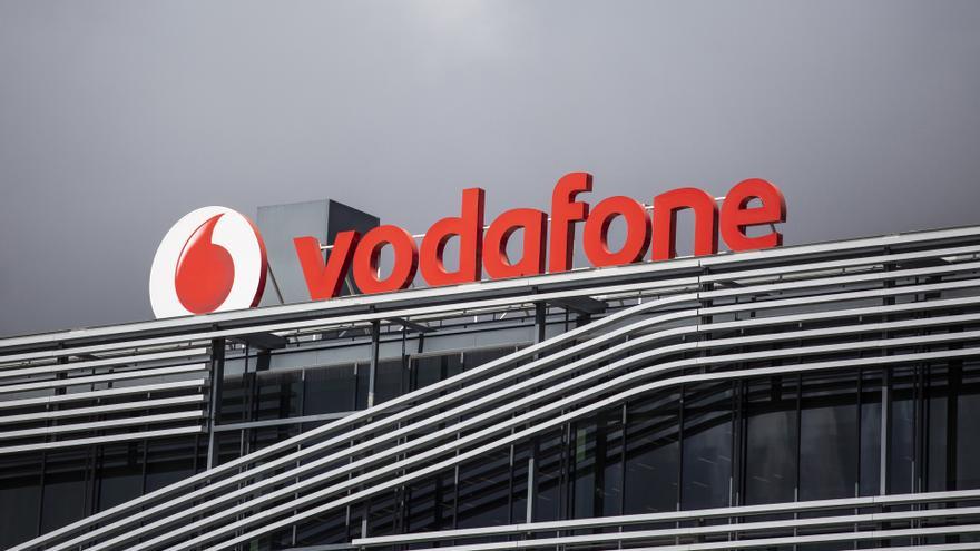 Sede de Vodafone en Madrid el día en el que la compañía de telefonía ha anunciado un ERE para 515 empleados, a 15 de septiembre de 2021, en Madrid (España).