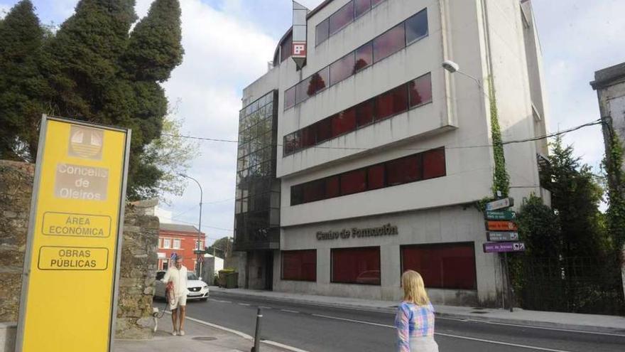 Vista del antiguo centro de formación del Banco Pastor que ahora quiere comprar Seoane.